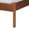 Baxton Studio Estela Mid-Century Modern Grey Woven Fabric and Walnut Brown Wood Queen Size Platform Bed 245-13445-ZORO - alternate 7